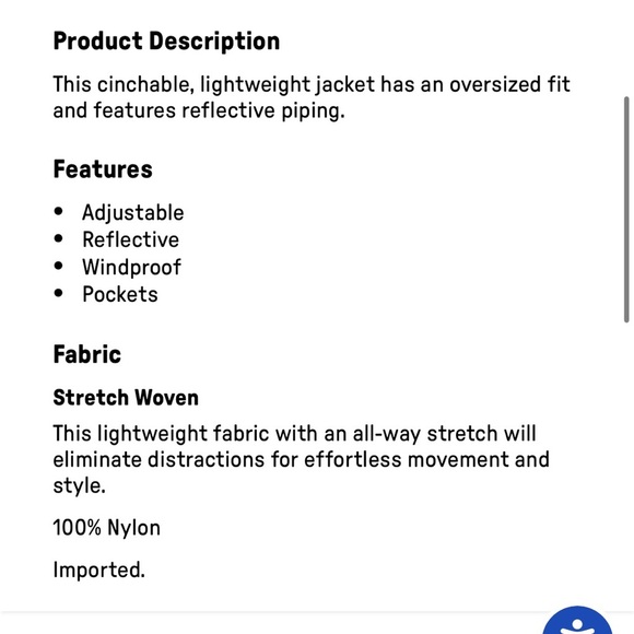 Fabletics Oversized Flyweight Windbreaker light yellow size 2X NWT - Picture 8 of 8